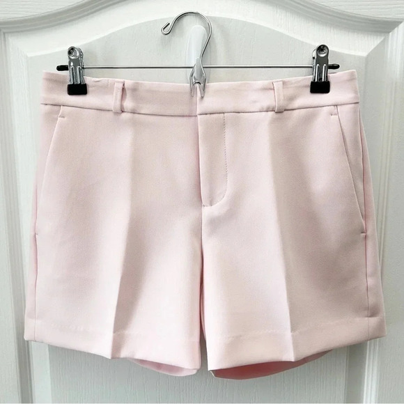 Banana Republic Tailored Shorts  Stretch Crepe Blush Pink Size 0 NWT - Picture 5 of 15